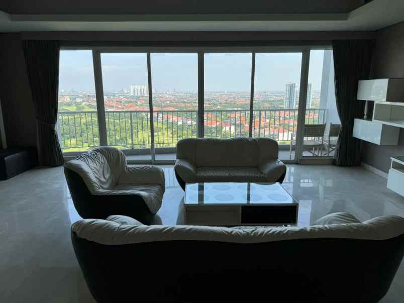 siap huni apartemen 3br furnished connect lenmarc mall