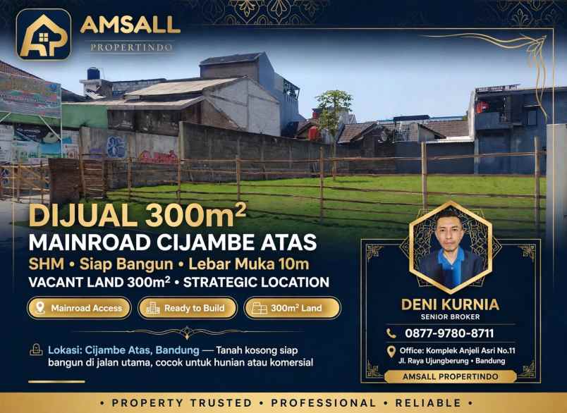tanah cocok dibangun ruko di bandung timur