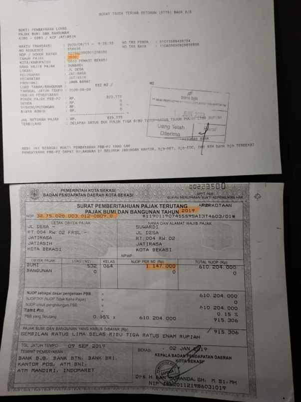 tanah jl benda jatirasa jatiasih