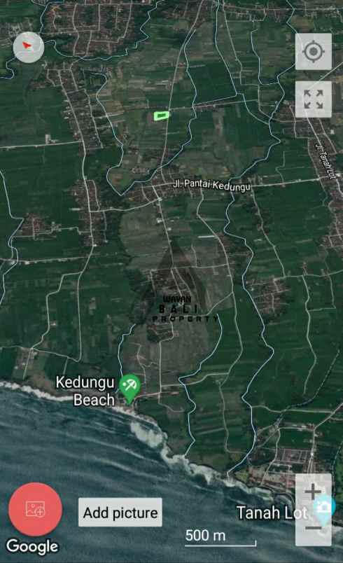 tanah jl pantai kedungu