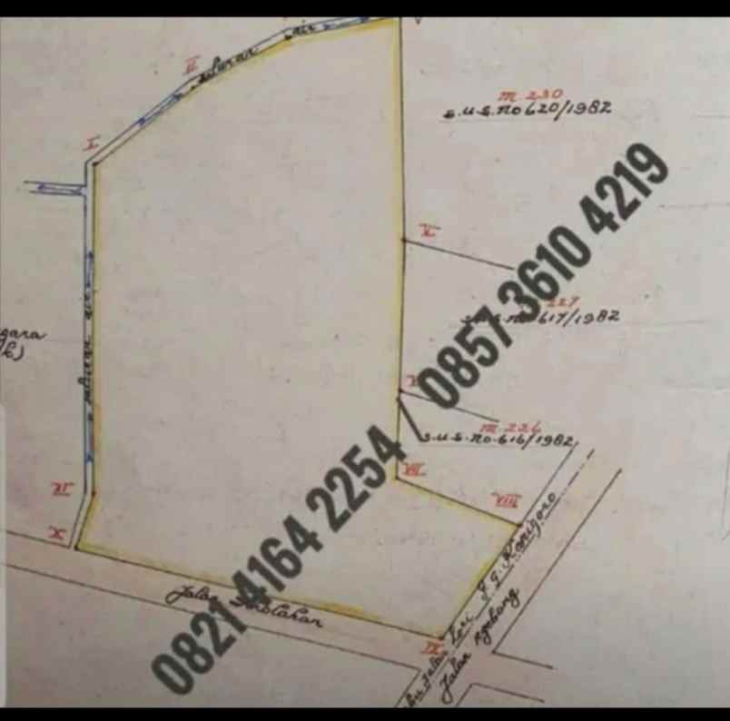 tanah jl sekolahan banjarejo