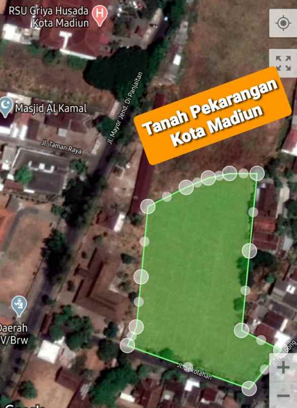 tanah jl sekolahan banjarejo