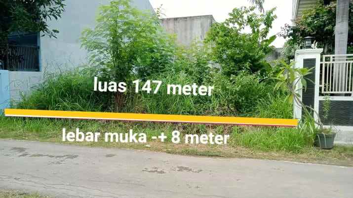 tanah kavling komersil padat dan rata