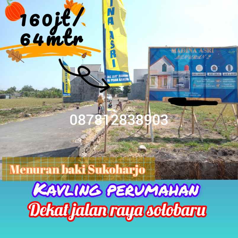 tanah kavling perumahan menuran baki