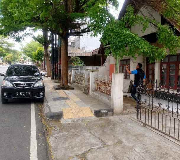 tanah komersil di jalan raya ciamis dekat bank