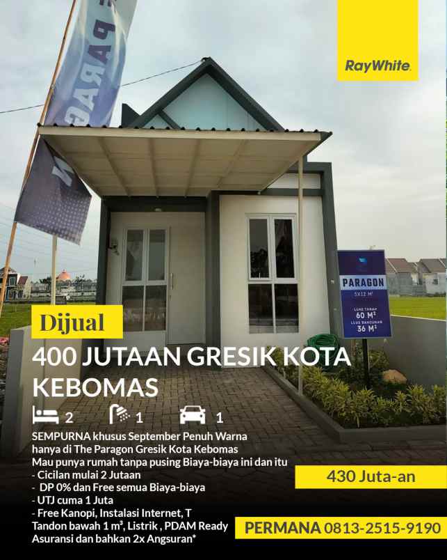 the paragon gresik kota rumah baru dijual gresik