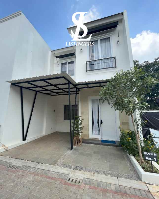 villa magnifa rumah 2 lantai siap huni nempel bintaro