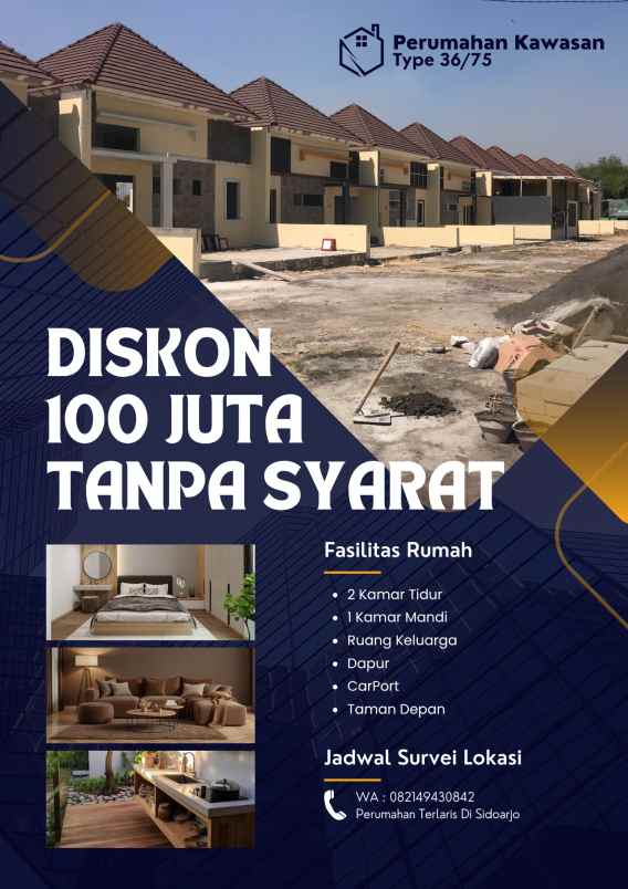 akhir bulan saat membeli rumah dengan diskon 100 juta