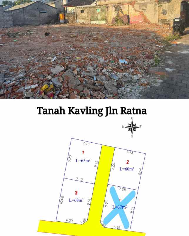available tanah kavling pusat kota denpasar utara