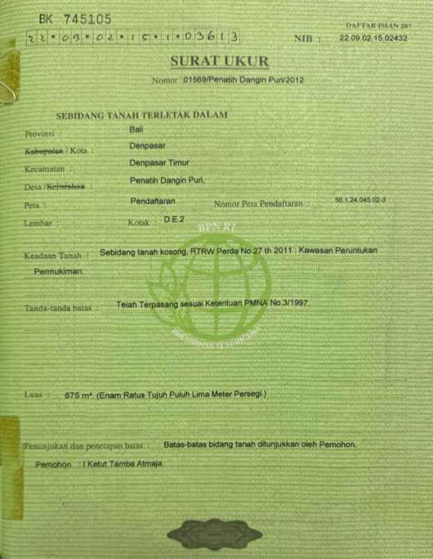 dijual 6 5 are jl siulan penatih dangin puri denpasar
