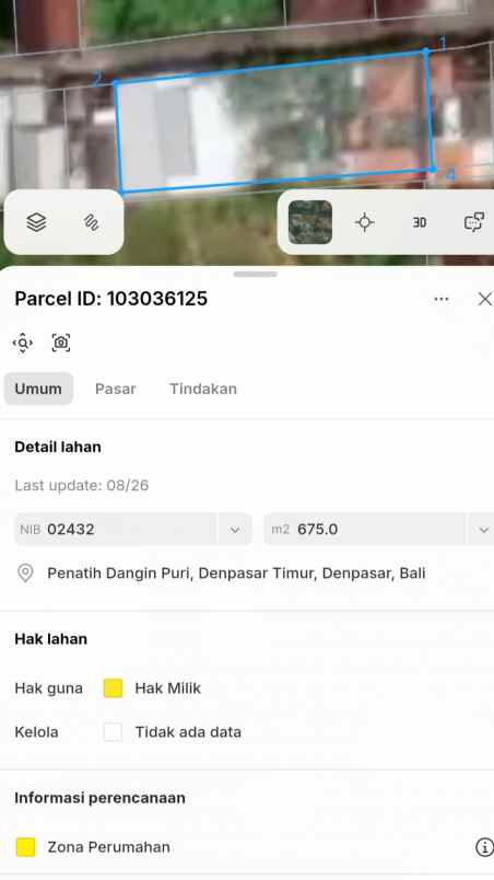 dijual 6 5 are jl siulan penatih dangin puri denpasar