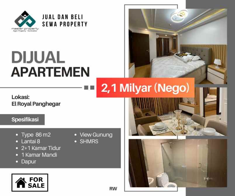 dijual apartemen jl merdeka