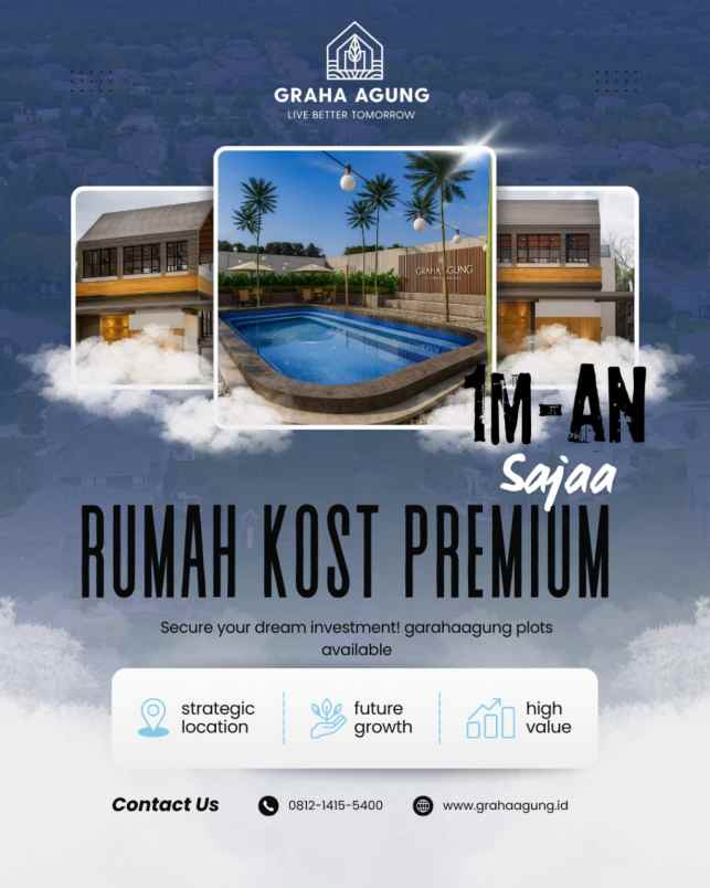 dijual kost jl chili jl perum joyo