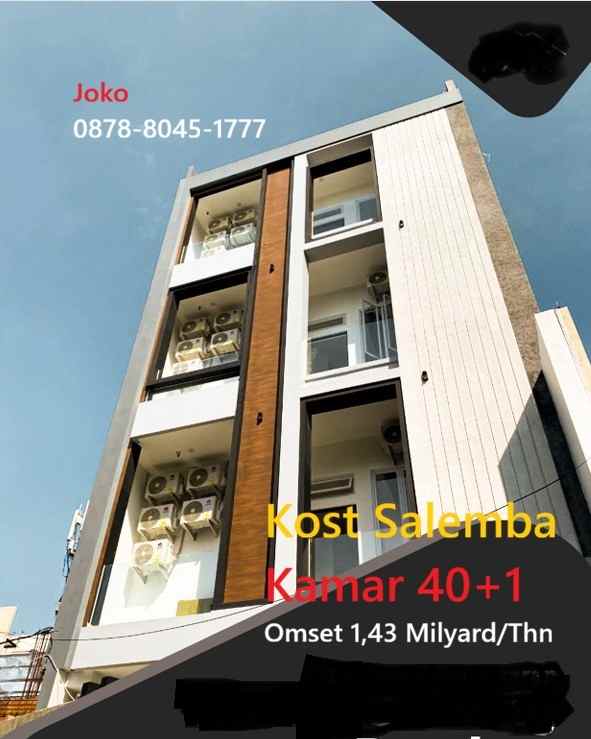 dijual kost salemba