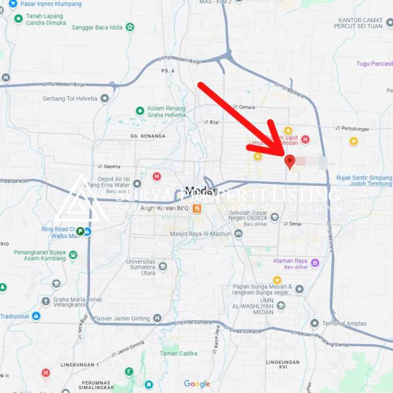 dijual ruko gandeng komplek mmtc percut sei tuan