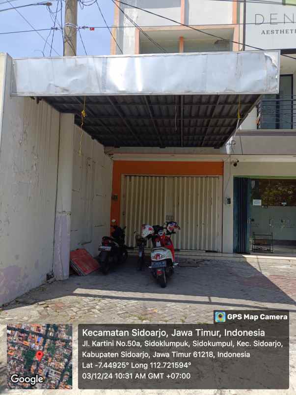 dijual ruko gudang kantor jalan kartini