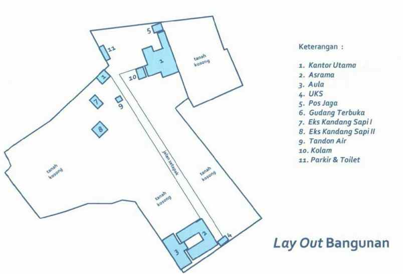 dijual ruko gudang kantor jl raya parelegi parerejo