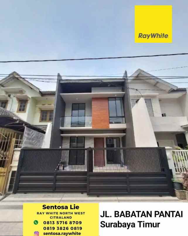 Dijual Rumah Baru Babatan Pantai - Surabaya Timur Dekat Raya Kenjeran