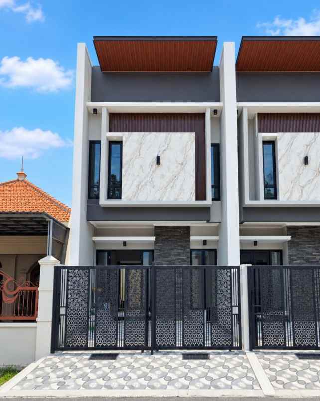 dijual rumah baru minimalis manyar rejo surabaya
