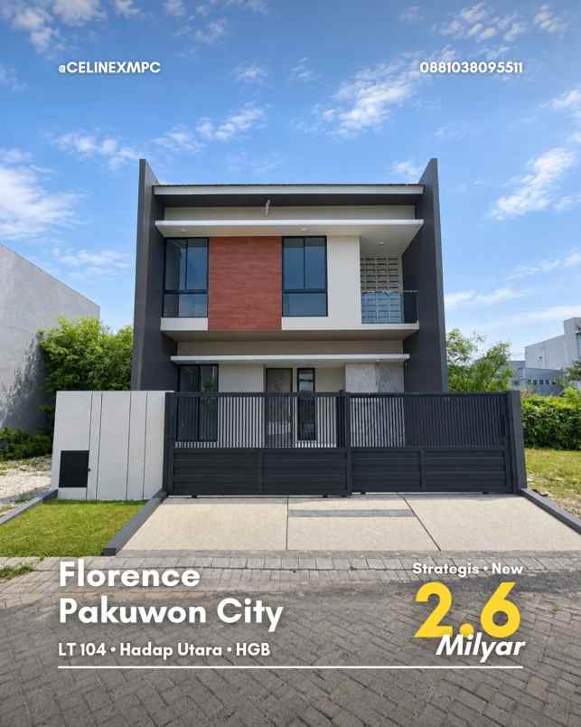 dijual rumah florence pakuwon city