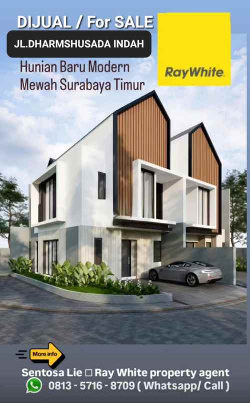 dijual rumah jalan dharmahusada indah barar