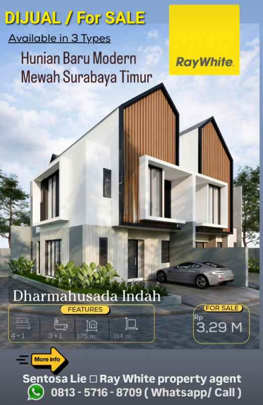 dijual rumah jalan dharmahusada indah barar