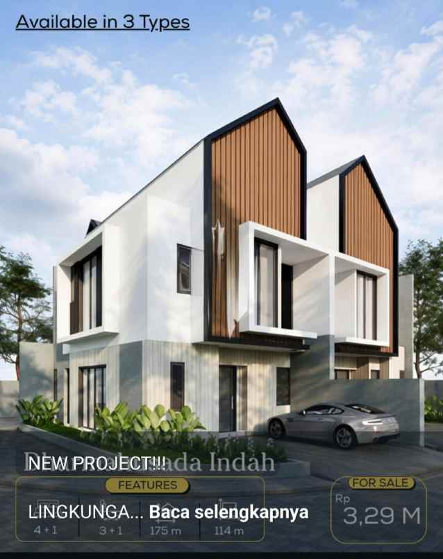 dijual rumah jalan dharmahusada indah barar