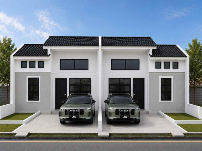 dijual rumah jalan raya megu cisoka