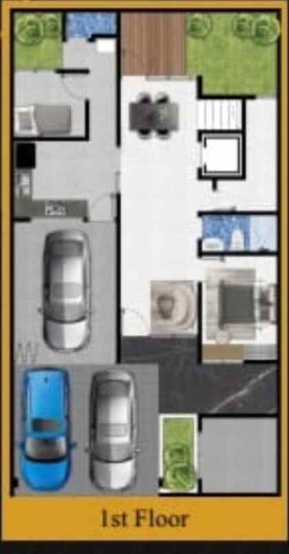 dijual rumah jalan south emerald mansion