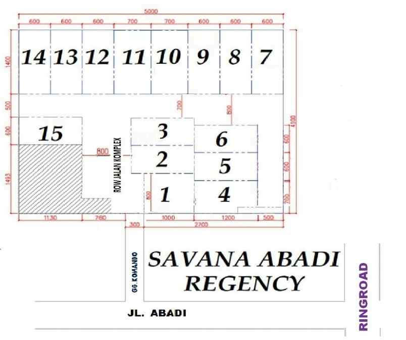 dijual rumah jl abadi ringroad sunggal
