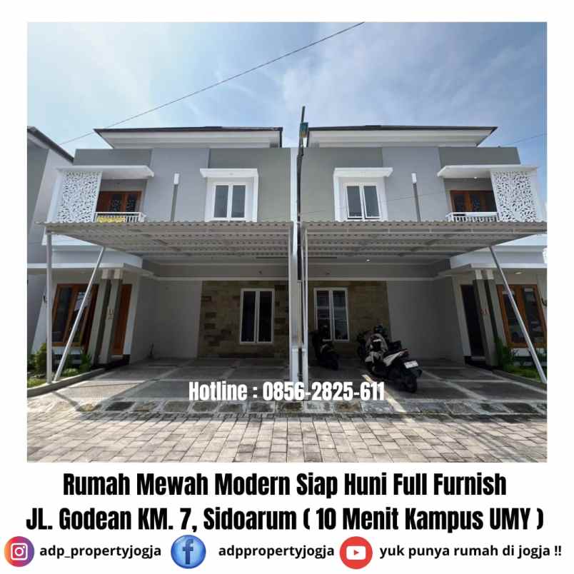 dijual rumah jl godean km 7 sidoarum godean