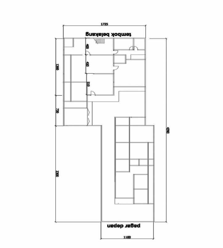 dijual rumah jl gunung merapi kel