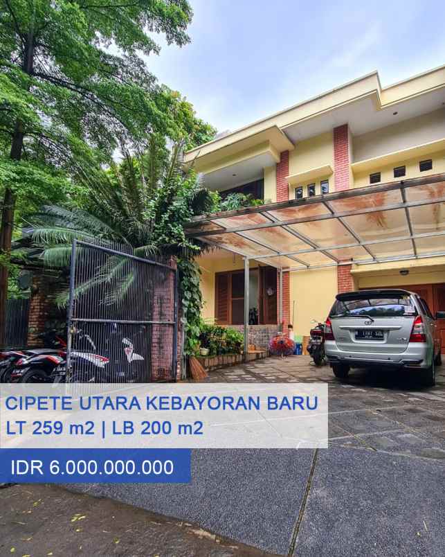 For Sale Harga Terbaik Rumah Mewah Di Cipete Utara Kebayoran Baru