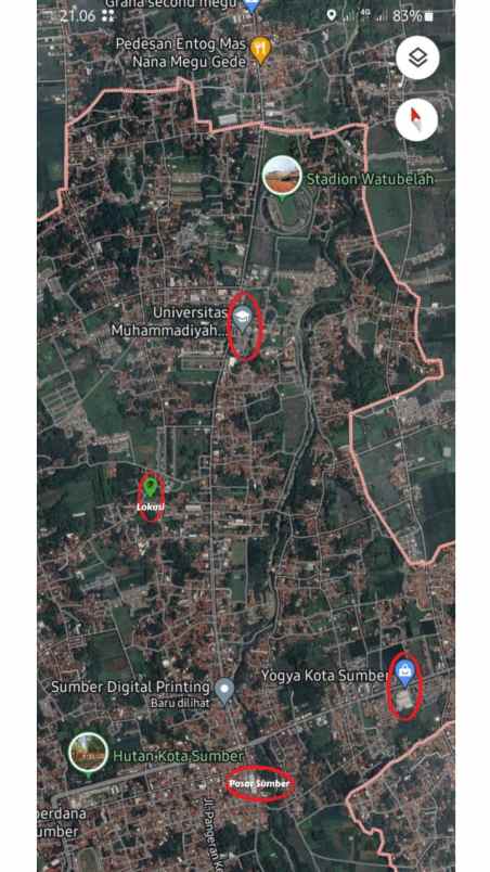 dijual rumah kaliwadas sumber