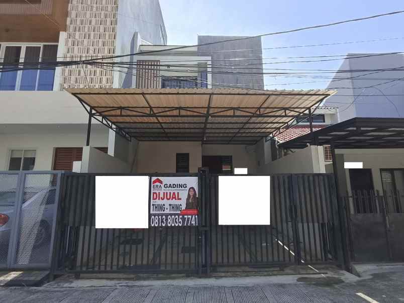 dijual rumah kelapa lilin kelapa gading