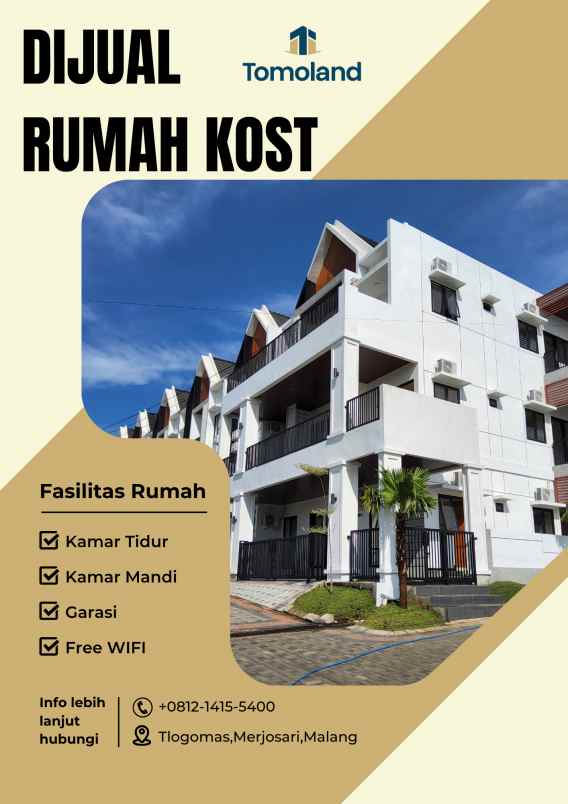 dijual rumah merjosari