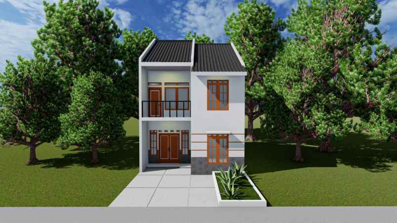 dijual rumah murah 2 lantai di daru tanggerang