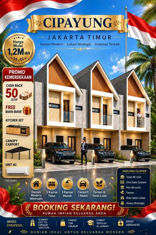 dijual rumah pondok ranggon