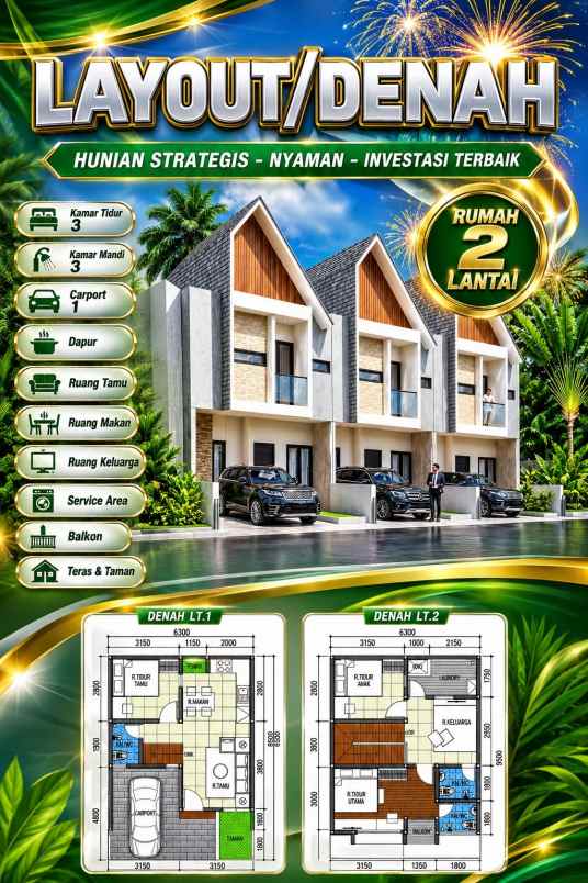 dijual rumah pondok ranggon