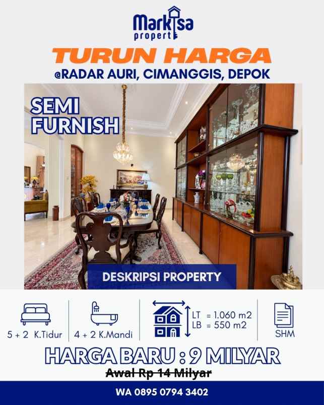 dijual rumah premium eksklusif di cibubur