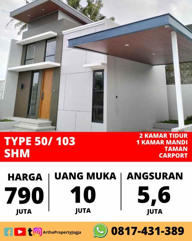 dijual rumah purwomartani