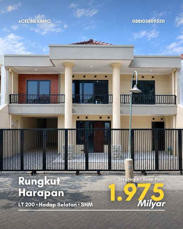 dijual rumah rungkut harapan
