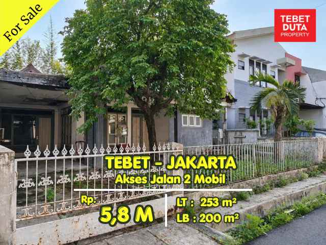 dijual rumah tebet