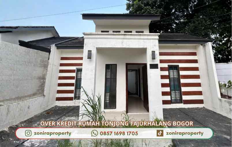 dijual rumah tonjong tajurhalang bogor