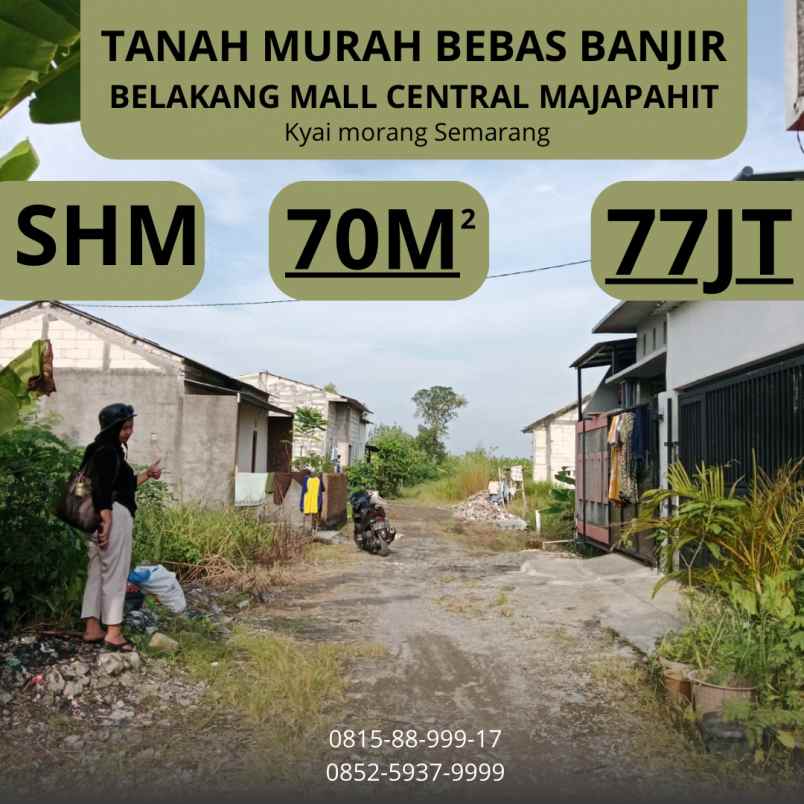dijual tanah belakang terminal terboyo