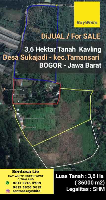 dijual tanah desa sukajadi