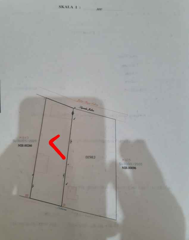 dijual tanah di pinggir jalan raya tukum lumajang