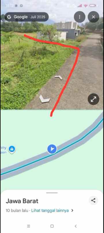dijual tanah dijual tanah di kp pasir