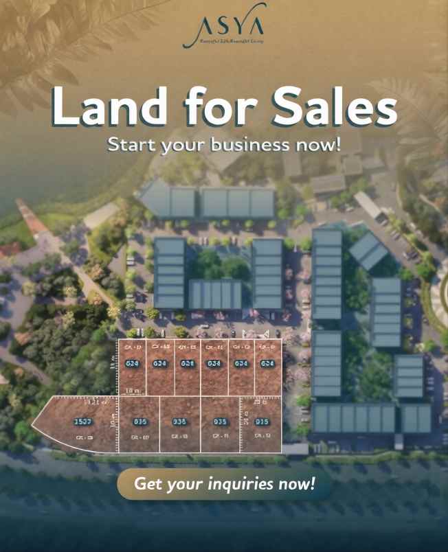 dijual tanah genova asya jgc jakarta