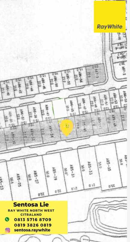 dijual tanah jalan pakuwon indah